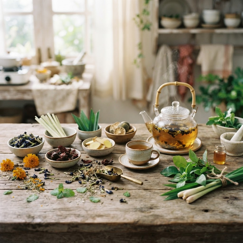 The Art of Thai Herbal Tea Blending
